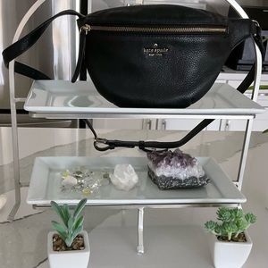 Kate Spade black leather Fanny Pack/Belt Bag